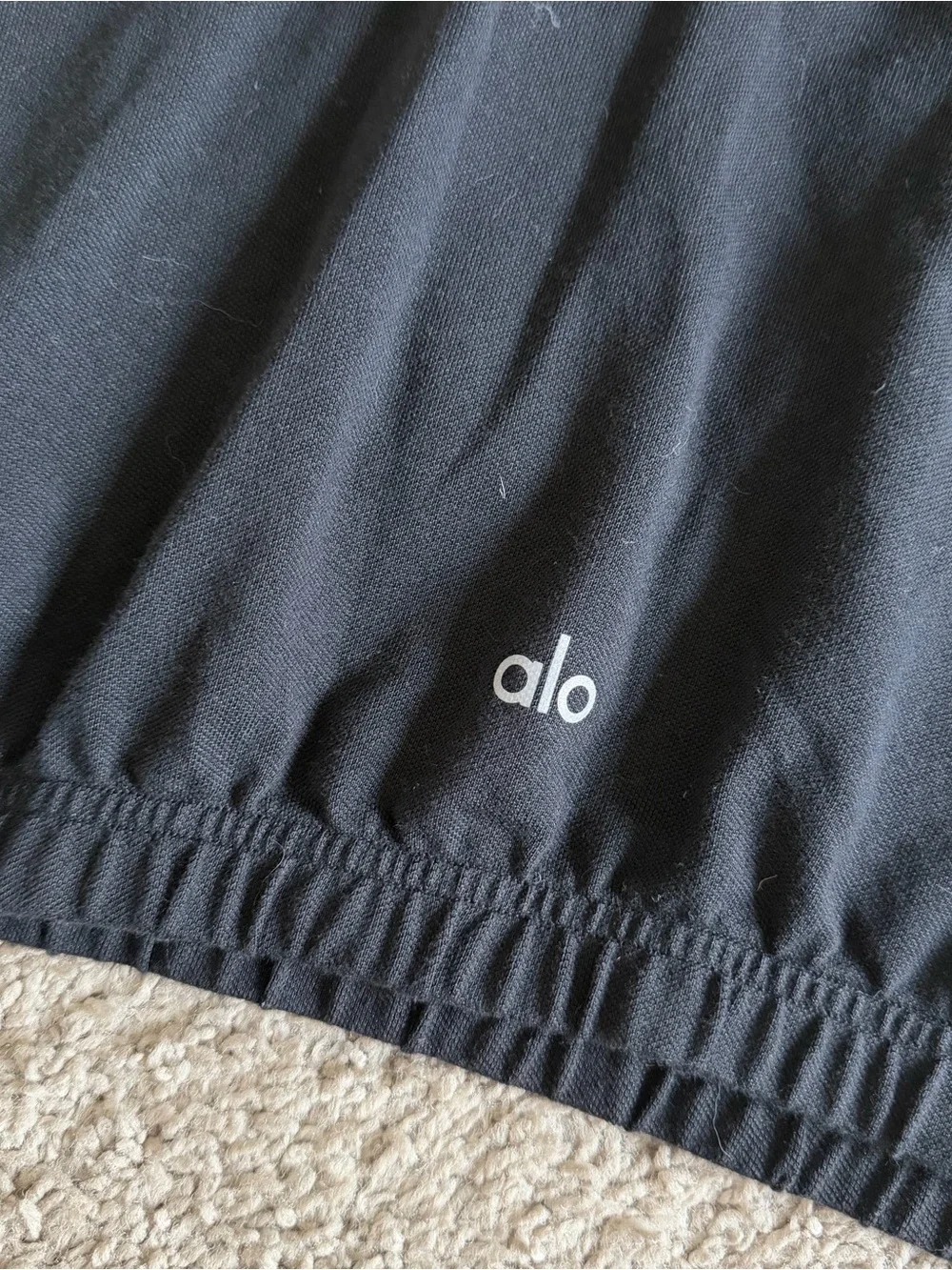 Alo Yoga Cropped Prestige Polo